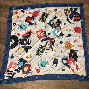 Kate Spade New York Tarot Card Reading Silk Square Scarf